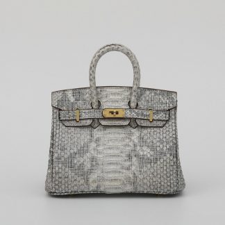 Embossed Grain Mini Satchel - front view